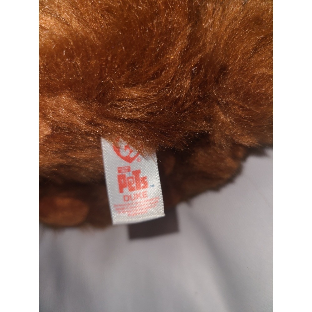 Ty Beanie Babies Duke Secret Life of Pets Brown Shaggy Dog Plush 9 Inches - Picture 6 of 16
